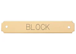 Belt Nameplate