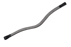 Collegiate® Curved Silver Chain Browband